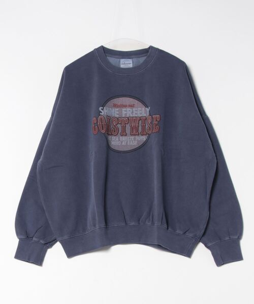 UNDERWRAPS(アンダーラップス)の「ピグメント裏起毛PO(M3)(Tシャツ/カットソー・レディース・ネイビー/ピンク/ブラック・L/M)」の2枚目の写真