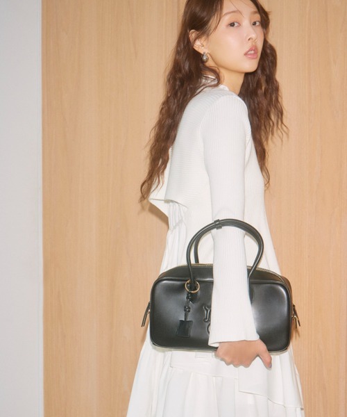 SNIDEL（スナイデル）の「アシメニットコンビワンピース（ワンピース