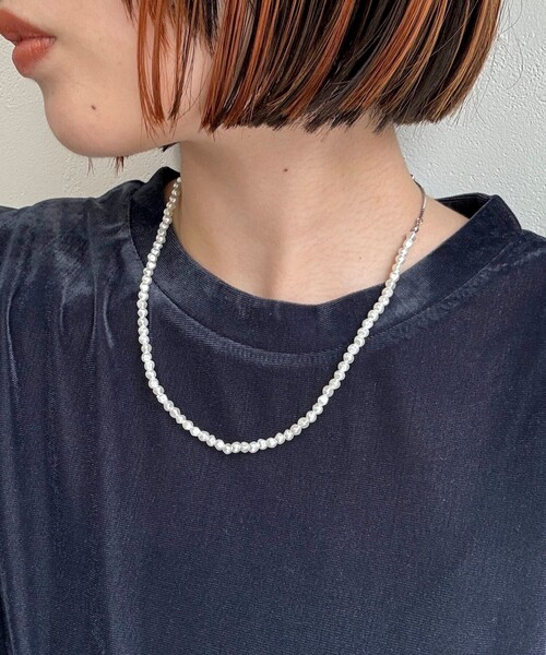 fredy emue（フレディエミュ）の「ランダムパールアジャストネックレス（ネックレス・レディース・シルバー/ゴールド・FREE）」の16枚目の写真
