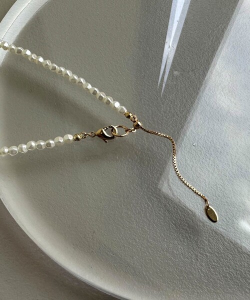 fredy emue（フレディエミュ）の「ランダムパールアジャストネックレス（ネックレス・レディース・シルバー/ゴールド・FREE）」の9枚目の写真