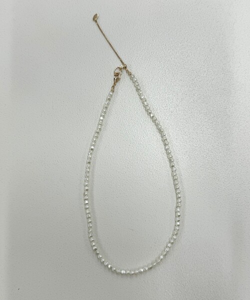 fredy emue（フレディエミュ）の「ランダムパールアジャストネックレス（ネックレス・レディース・シルバー/ゴールド・FREE）」の7枚目の写真