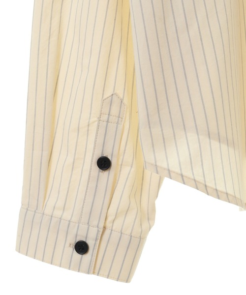 Candy Stripper（キャンディストリッパー）の「DOG ＆ CAT STRIPE シャツ（シャツ/ブラウス・レディース・ライトブルー/アイボリー/ブラック・FREE）」の21枚目の写真