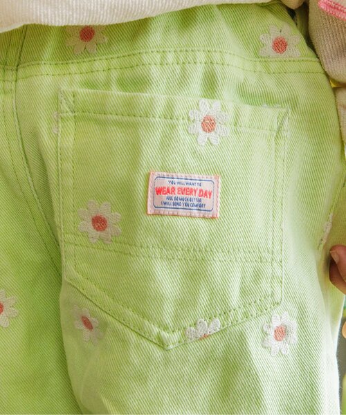 BREEZE（ブリーズ）の「【ジュニア対応】カラフル刺繍パンツ（その他パンツ・キッズ・ピンク/ライム・80/90/100/110/120/130/140）」の10枚目の写真