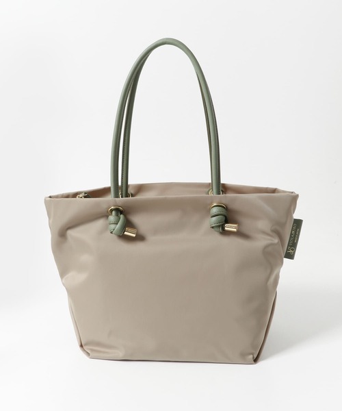 VIOLAd'ORO（ヴィオラドーロ）の「VIOLAd’ORO　BIANCA M（トートバッグ・レディース・ブラック/ベージュ/その他1/ベージュ系その他/ダークブラウン/ライトベージュ・MEDIUM）」の5枚目の写真