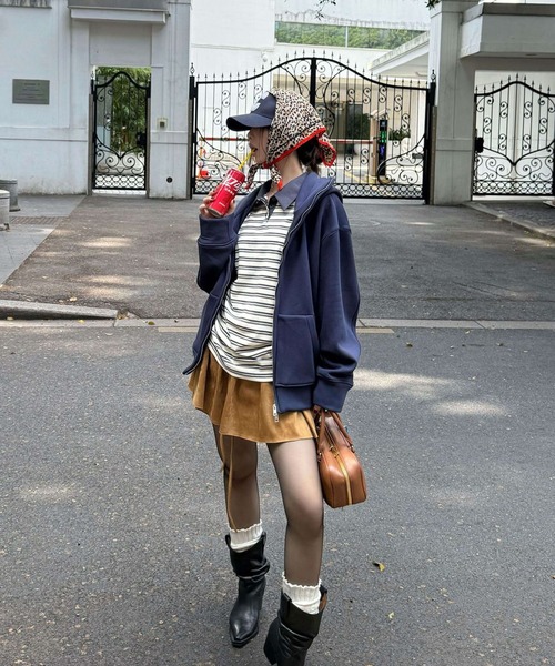 multi border polo shirt（ポロシャツ）｜SUWDEE（スーディー）