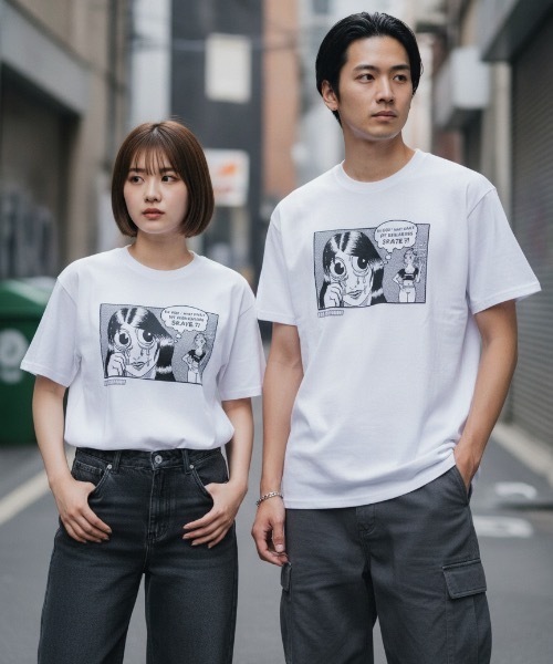 THRASHER(スラッシャー)の「TOY MACHINE GIRLFRIEND S/S T-SHIRTS/スラッシャーボックスシルエット前面プリント半袖Tシャツ(Tシャツ/カットソー・メンズ・ブラック/ホワイト・MEDIUM/LARGE/X-LARGE)」の2枚目の写真