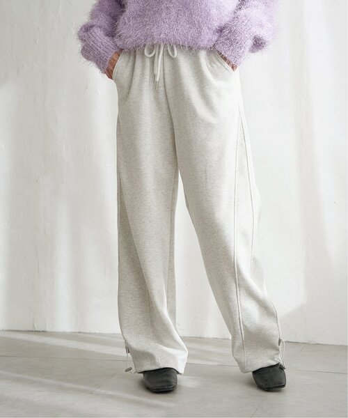 notch.（ノッチ）の「切替カーブスウェットパンツ（スウェットパンツ・レディース・ブラック/グレー/ダークグレー/ライトグレー・M/TM）」の8枚目の写真