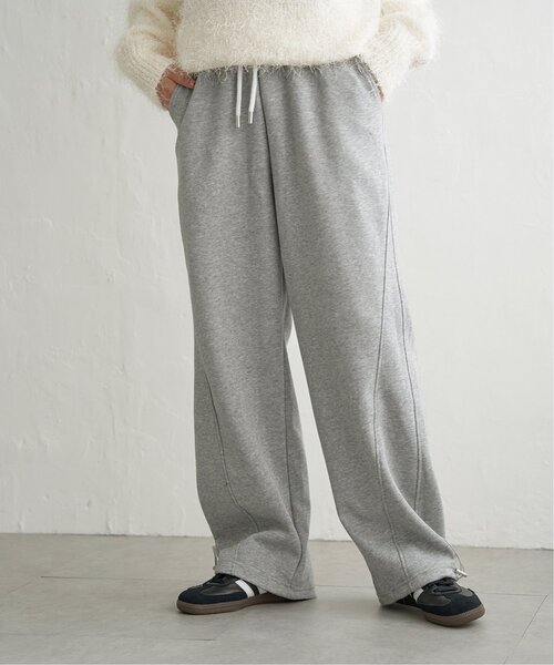 notch.（ノッチ）の「切替カーブスウェットパンツ（スウェットパンツ・レディース・ブラック/グレー/ダークグレー/ライトグレー・M/TM）」の5枚目の写真