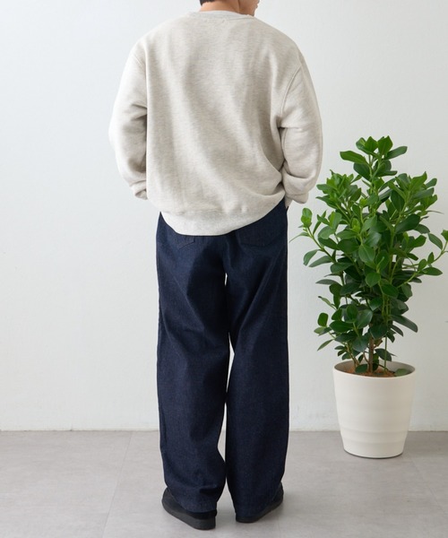 ai no de（アイノデ）の「【ainode】hiruzen テーパードパンツ（デニムパンツ・メンズ・ブラック/ネイビー・MEDIUM/LARGE）」の14枚目の写真