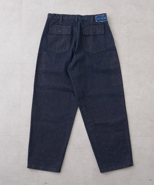 ai no de（アイノデ）の「【ainode】hiruzen テーパードパンツ（デニムパンツ・メンズ・ブラック/ネイビー・MEDIUM/LARGE）」の16枚目の写真