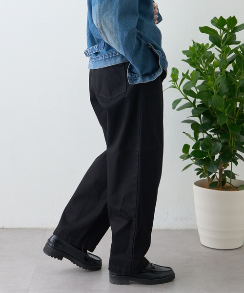 ai no de（アイノデ）の「【ainode】hiruzen テーパードパンツ（デニムパンツ・メンズ・ブラック/ネイビー・MEDIUM/LARGE）」の7枚目の写真