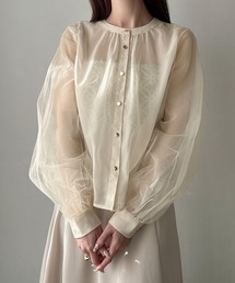 Meiru | ゴールドボタンシアーシャツ(シャツ/ブラウス)