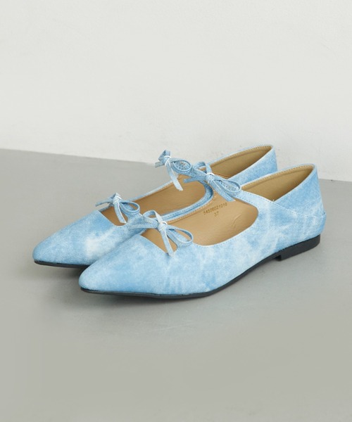 Au BANNISTER（オゥバニスター）の「【販売店舗限定】ダブルリボンポインテッドパンプス（パンプス・レディース・シルバー/ブラック/ライトブルー/ブラック系その他3・38/39/35/36/37/40）」の7枚目の写真