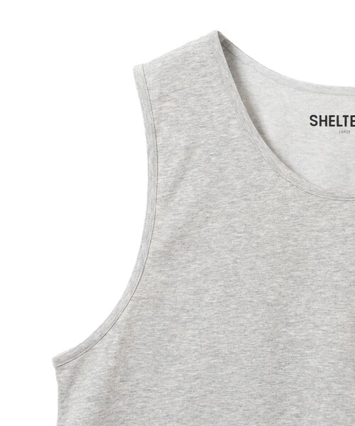 SHELTECH（シェルテック）の「【別注】SHELTECH / 接触冷感 速乾 UVカット タンクトップ（タンクトップ・メンズ・ブラック/ホワイト/グレー・XL/L/M/S）」の9枚目の写真