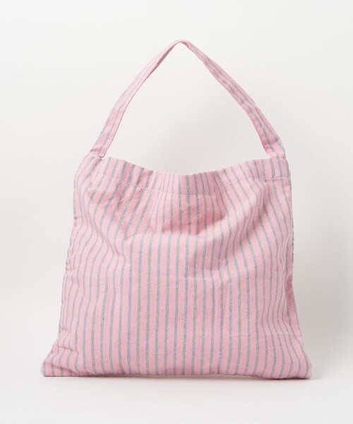 beej（ビージ）の「【別注】＜beej＞ストライプ エンブロイダリー ショルダーバッグ（ショルダーバッグ・レディース・ホワイト/ピンク/ベージュ・FREE）」の15枚目の写真