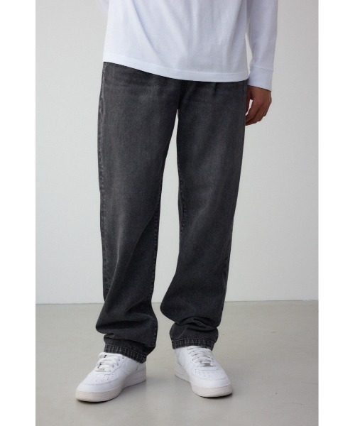 AZUL by moussy(アズールバイマウジー)の「AZUL DENIM リラックスワイド(デニムパンツ・メンズ・ライトブルー/ブラック/ブルー・MEDIUM/LARGE)」の1枚目の写真