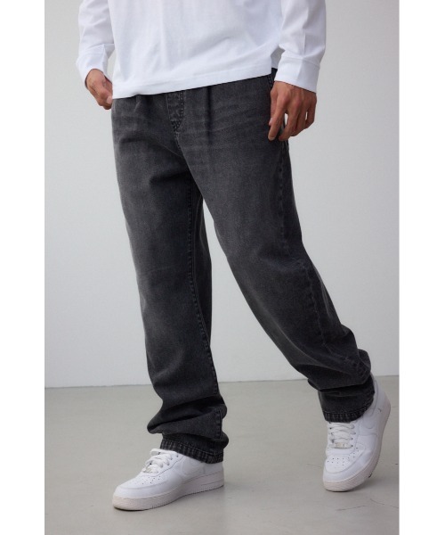 AZUL by moussy(アズールバイマウジー)の「AZUL DENIM リラックスワイド(デニムパンツ・メンズ・ライトブルー/ブラック/ブルー・MEDIUM/LARGE)」の13枚目の写真