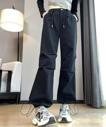 ampm（エーエムピーエム）の「【ampm】パラシュートイージードロストパンツ（チノパンツ）」