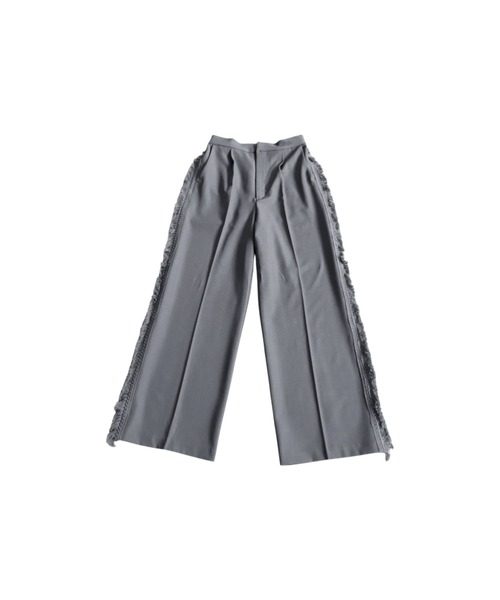 antiqua(アンティカ)の「フリンジラインパンツ(その他パンツ・レディース・グレー/ブラック・LARGE/MEDIUM)」の14枚目の写真