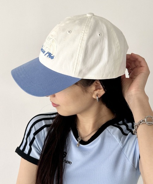 THE NORTH FACE（ザノースフェイス）の「国内未発売 THE NORTH FACE(ザ・ノースフェイス)/コットン ワンポイント ロゴ刺繍 キャップ 帽子/TNF COTTON BALL CAP（キャップ・レディース・ブラック/ピンク/クリーム/ブルー/サンドベージュ/ホワイト系その他/ホワイト/ブラウン・FREE）」の21枚目の写真