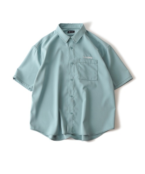 Subciety（サブサエティ）の「Loose S/S shirt-THE BASE-（シャツ/ブラウス・メンズ・ブラック/ブルーグリーン/ホワイト/チャコール・SMALL/MEDIUM/LARGE/X-LARGE）」の10枚目の写真
