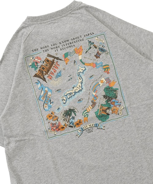 KRIFF MAYER Lady's Collection(クリフメイヤーレディースコレクション)の「【汗染み防止・撥水防汚・速乾・接触冷感】ウェットプロテクトゆるT(JAPAN)(Tシャツ/カットソー・レディース・オフホワイト/グレー/チャコール/オレンジ/パープル/ライトグリーン/カラフル・MEDIUM/LARGE)」の3枚目の写真