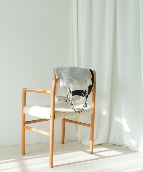 Bou Jeloud（ブージュルード）の「カップ付リブバッククロスキャミ（キャミソール・レディース・ブラック/オフホワイト/グレー・M）」の11枚目の写真