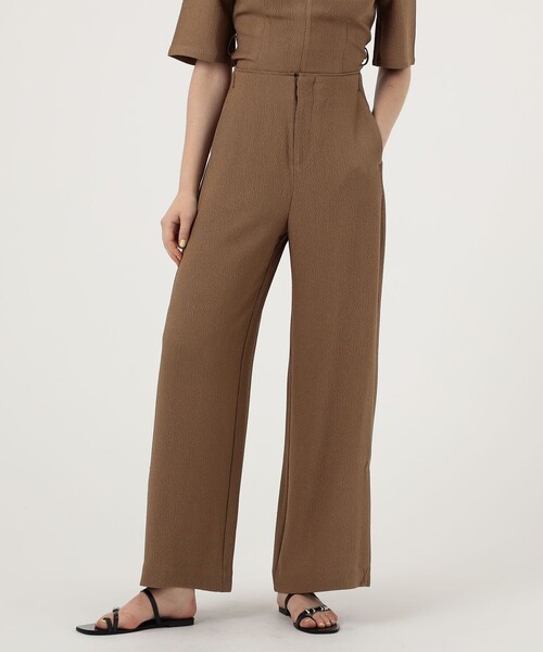 BY MALENE BIRGER(バイマレーネビルガー)の「BY MALENE BIRGER CAMPIONE ストレートパンツ(その他パンツ・レディース・ベージュ/ブラック・34)」の4枚目の写真
