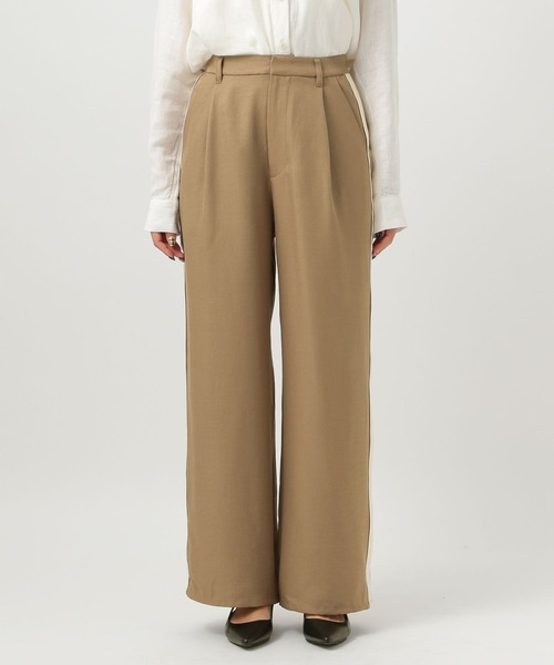 BAYFLOW（ベイフロー）の「[シワになりにくい]サイドラインスラックス（その他パンツ・レディース・ブラック/モカ・SMALL/MEDIUM）」の13枚目の写真