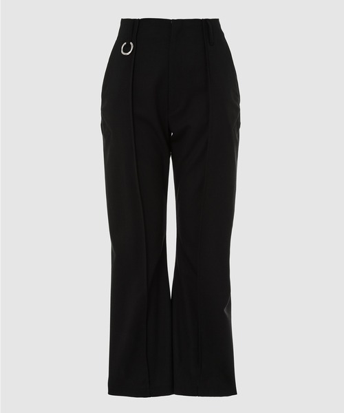 YOHEI OHNO(ヨウヘイオオノ)の「”Our Basic” Trousers (Refined)(スラックス・レディース・ブラック/ベージュ・36)」の1枚目の写真