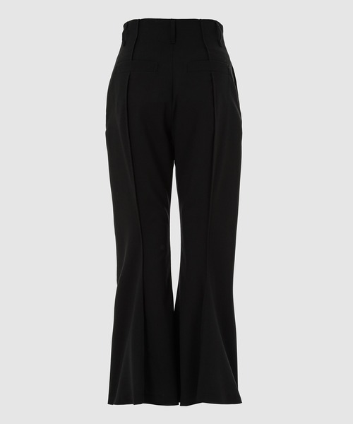 YOHEI OHNO(ヨウヘイオオノ)の「”Our Basic” Trousers (Refined)(スラックス・レディース・ブラック/ベージュ・36)」の3枚目の写真