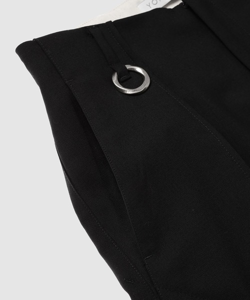 YOHEI OHNO(ヨウヘイオオノ)の「”Our Basic” Trousers (Refined)(スラックス・レディース・ブラック/ベージュ・36)」の4枚目の写真