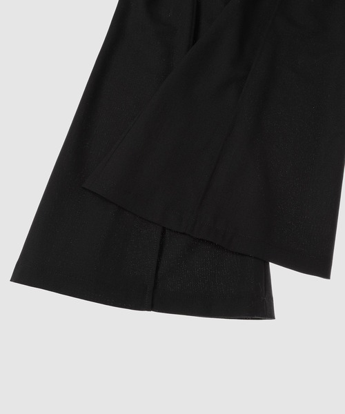 YOHEI OHNO(ヨウヘイオオノ)の「”Our Basic” Trousers (Refined)(スラックス・レディース・ブラック/ベージュ・36)」の5枚目の写真