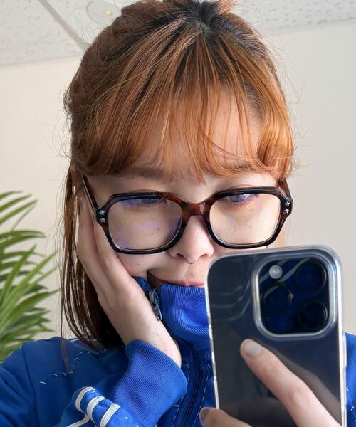 WEGO(ウィゴー)の「WEGO/スターウェリントンアイウェア(メガネ・レディース・ブラウン・FREE)」の1枚目の写真