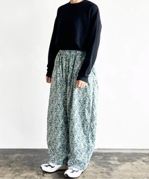 HARVESTY | HARVESTY / ハーベスティー FLORAL PRINTED LAWN EASY CIRCUS PANTS (A12507) 花柄ローン イージーサーカスパンツ(その他パンツ)