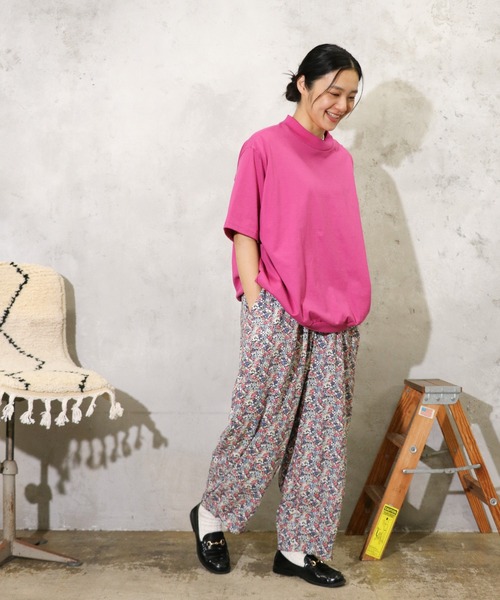 HARVESTY / ハーベスティー FLORAL PRINTED LAWN EASY CIRCUS