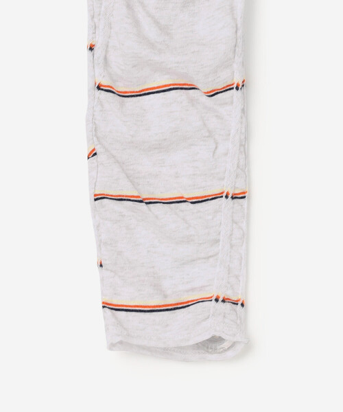 MEYAME tシャツ | コットン ボーダー長袖Tプルオーバー WOMEN