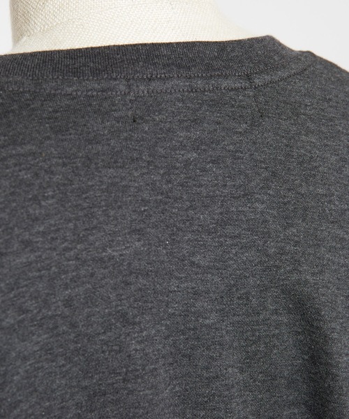 gomme（ゴム）の「60/-ファイン裏毛　スターシームＴ（Tシャツ/カットソー・レディース・パープル/ブラック/チャコールグレー・MEDIUM）」の15枚目の写真