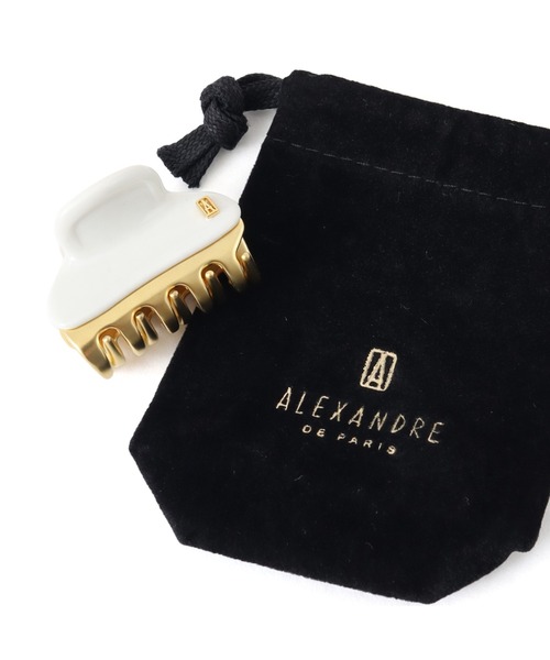 ALEXANDRE DE PARIS（アレクサンドルドゥパリ）の「【ALEXANDRE DE PARIS/アレクサンドル ドゥ パリ】PINCE VENDOME TRESOR/バンスクリップ (SMALL)（バレッタ/ヘアクリップ・レディース・ブラウン系その他2/グレー/ブラック/ブルー/ゴールド/ベージュ/ブラック系その他2/アイボリー/ボルドー/ピンク/ブラウン/ホワイト・FREE）」の2枚目の写真