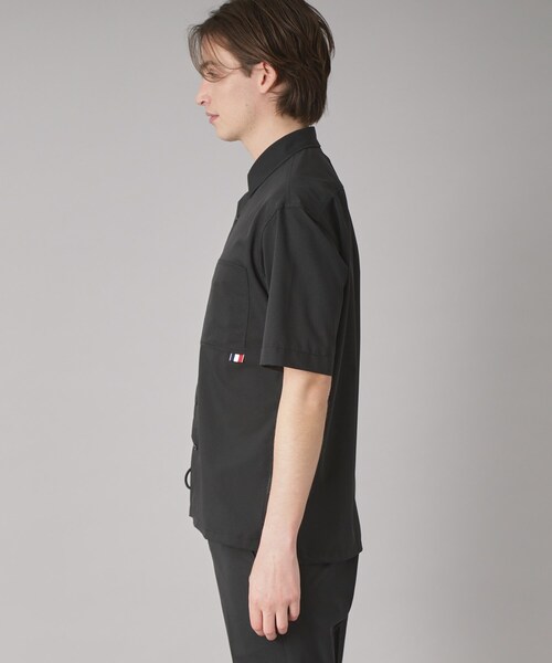 DRESSTERIOR（ドレステリア）の「【セットアップ可/撥水性/UVカット/Safari5月号掲載】COOL DOTS ショートスリーブシャツ（シャツ/ブラウス・メンズ・グレー/ブラック/ベージュ・90/91/92/94）」の14枚目の写真