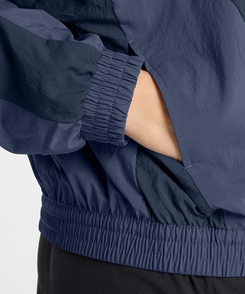 セール】カラーブロックウーブンジャケット（ナイロンジャケット