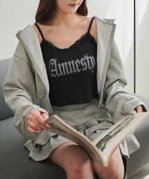 WEGO | WEGO/【25年春夏新作】ラインストーンレースキャミ(タンクトップ)