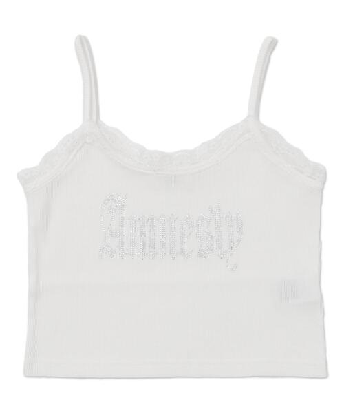 WEGO（ウィゴー）の「WEGO/ラインストーンレースキャミ（タンクトップ・レディース・ホワイト/ブラック/その他1・FREE）」の15枚目の写真