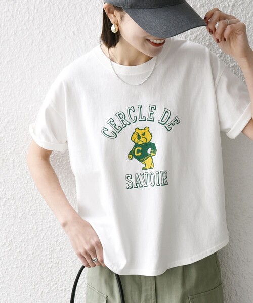 tシャツ ラウンドヘムフライスカットソー「手洗い可能」 レディース LAUTREAMONT tシャツ ラウンドヘムフライスカットソー「手洗い