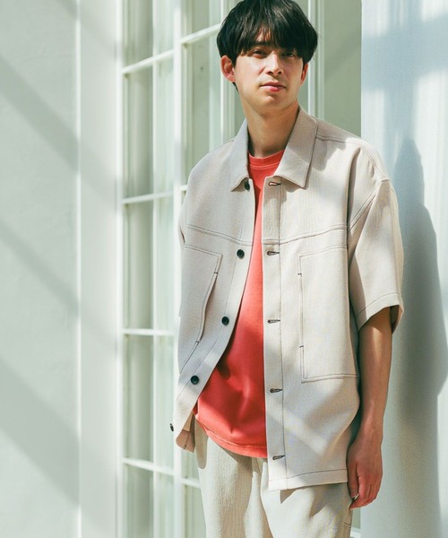 LAKOLE（ラコレ）の「ブッチャーワークシャツ / 321396（シャツ/ブラウス・メンズ・アイボリー/ブラック/カーキ・X-LARGE/MEDIUM/LARGE）」の2枚目の写真