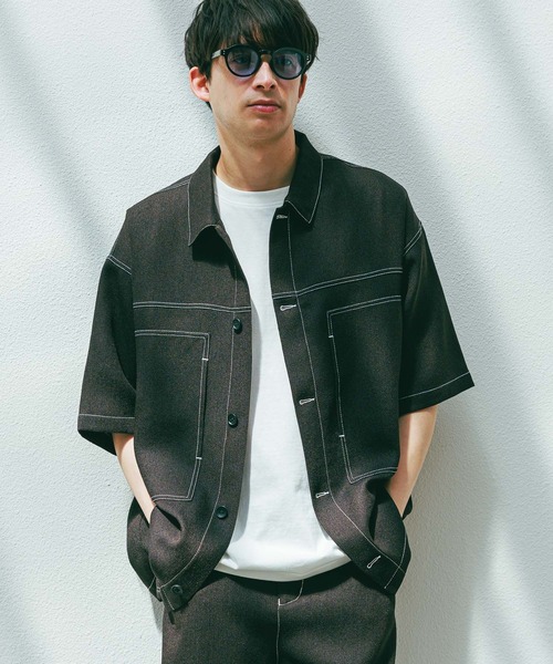 LAKOLE（ラコレ）の「ブッチャーワークシャツ / 321396（シャツ/ブラウス・メンズ・アイボリー/ブラック/カーキ・X-LARGE/MEDIUM/LARGE）」の3枚目の写真