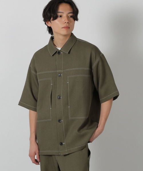 LAKOLE（ラコレ）の「ブッチャーワークシャツ / 321396（シャツ/ブラウス・メンズ・アイボリー/ブラック/カーキ・X-LARGE/MEDIUM/LARGE）」の6枚目の写真