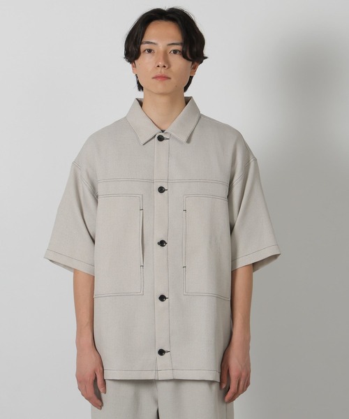 LAKOLE（ラコレ）の「ブッチャーワークシャツ / 321396（シャツ/ブラウス・メンズ・アイボリー/ブラック/カーキ・X-LARGE/MEDIUM/LARGE）」の7枚目の写真