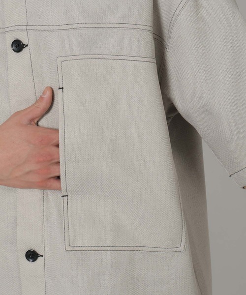 LAKOLE（ラコレ）の「ブッチャーワークシャツ / 321396（シャツ/ブラウス・メンズ・アイボリー/ブラック/カーキ・X-LARGE/MEDIUM/LARGE）」の11枚目の写真