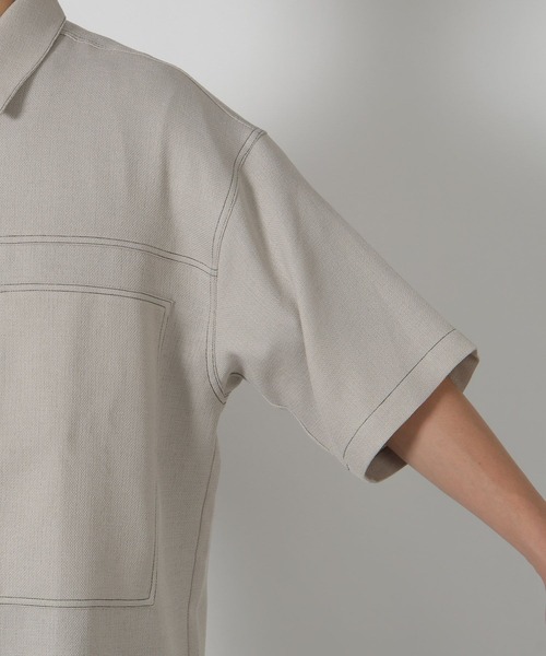 LAKOLE（ラコレ）の「ブッチャーワークシャツ / 321396（シャツ/ブラウス・メンズ・アイボリー/ブラック/カーキ・X-LARGE/MEDIUM/LARGE）」の12枚目の写真